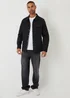 Threadbare Black Cargo Pocket Twill Shacket - XL Image 3