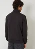 Threadbare Black Quilted Hybrid Funnel Neck Jacket - 2XL Image 2