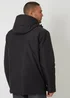 Threadbare Black Showerproof Longline Hooded Padded Jacket - XL Image 2