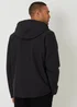 Threadbare Black Showerproof Hooded Microfleece Lined Jacket - M Image 2