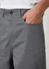 Threadbare Dark Grey Baggy Fit 5 Pocket Chino Trousers - 32/L32 Image 4