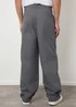 Threadbare Dark Grey Baggy Fit 5 Pocket Chino Trousers - 32/L32 Image 2