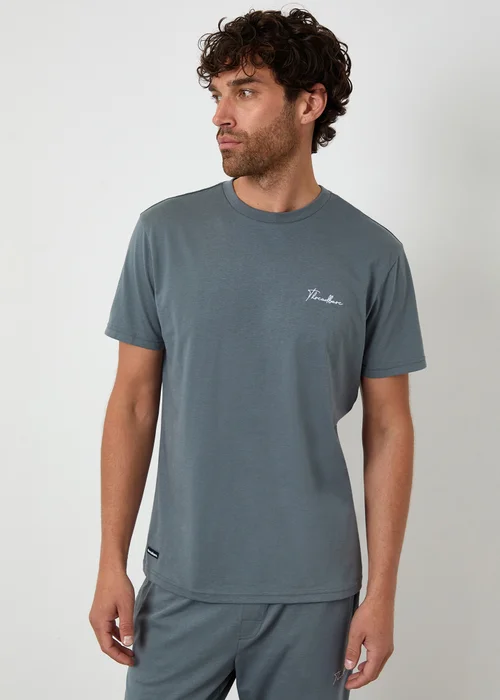 Threadbare Grey Cotton Blend Jersey Pyjama Set - XXL Image 3