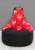 Arsenal FC Multicrest Bean Bag - One Size Image 2