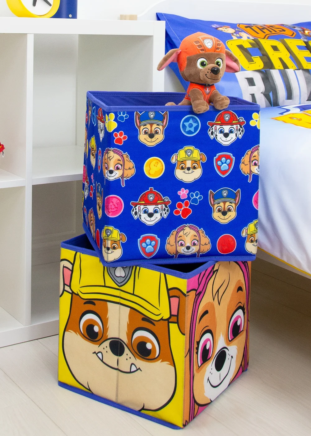 Paw Patrol Faces Blue Two Pack Storage Box - One Size Image 1
