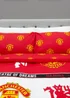 Manchester United FC Patch Red Duvet Cover - Single Image 4