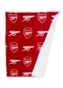 Arsenal Stamp Red Sherpa Fleece Blanket - 120 X 150 Image 5