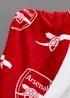 Arsenal Stamp Red Sherpa Fleece Blanket - 120 X 150 Image 3