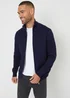 Threadbare Navy Zip-Through Funnel Neck Knitted Cardigan - XXL Image 5