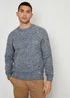 Threadbare Navy Raglan Sleeve Crew Neck Jumper - XXL Image 1