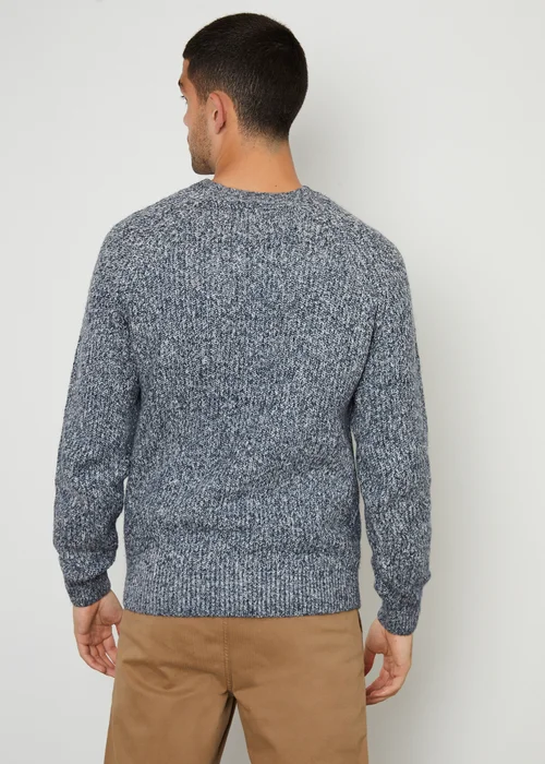Threadbare Navy Raglan Sleeve Crew Neck Jumper - XXL Image 2