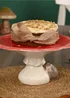 Country Living Red Toadstool & Hedgehog Cake Stand - One Size Image 5