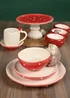 Country Living Red Toadstool & Hedgehog Cake Stand - One Size Image 6