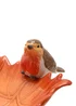 Country Living Orange Robin On A Leaf Serving Bowl - One Size Image 4