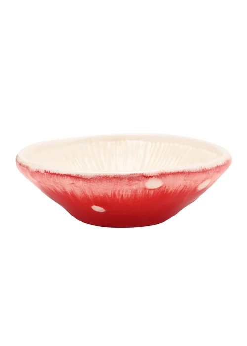 Country Living White Toadstool Mug & Saucer - One Size Image 4