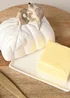 Country Living White Hedgehog Butter Dish - One Size Image 5