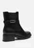 Where's That From Quilla Black PU Ankle Boot - Size 4 Image 5