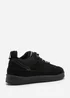 Where's That From Elara Black Suede Lace-Up Trainers - Size 5 Image 5