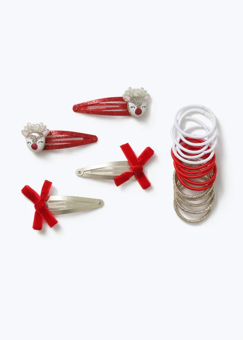 Muse Red Christmas Reindeer Hair Accessories - One Size Image 1