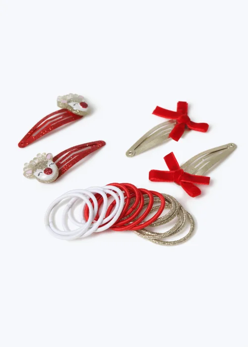 Muse Red Christmas Reindeer Hair Accessories - One Size Image 2