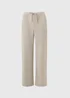 Taupe Full Length Clipper Trousers - Size 8 Image 4
