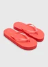 Orange Platform Flip Flops - Small Image 1