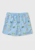 Blue Postcard Essential Regular Fit Swim Shorts - Small Image 3