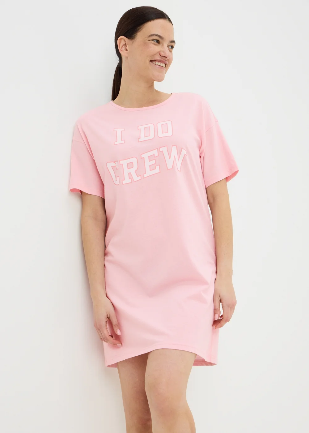 Pink I Do Crew Hen Party Nightie - Small Image 1