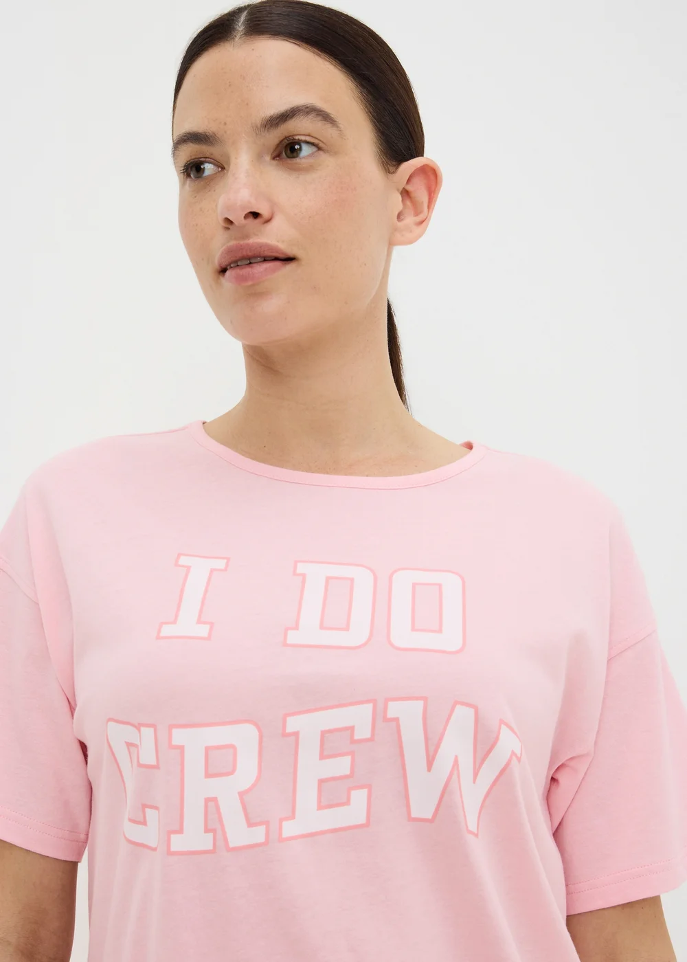 Pink I Do Crew Hen Party Nightie - Small Image 2