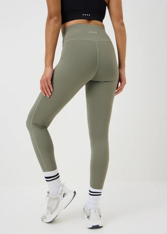 Souluxe Sage Green Long Length Gym Leggings