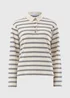 Cream Stripe Rugby Top - Size 8 Image 4