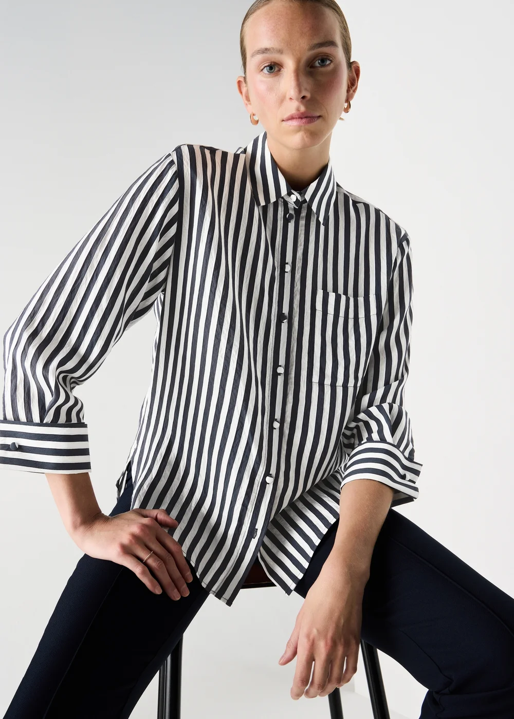 Navy Stripe Shirt - 14 Image 1