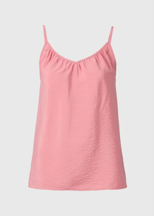 Pink Ruched Cami Top - 14 Image 3