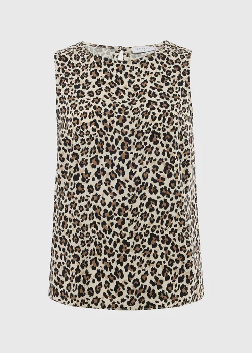 Brown Leopard Print Vest Top - 24 Image 2