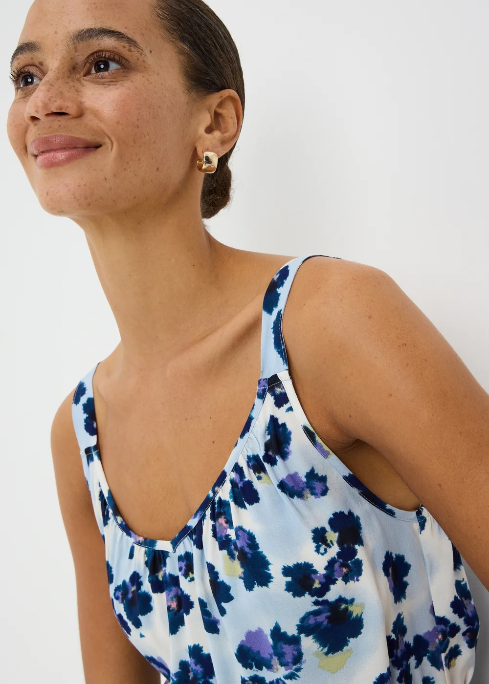Purple Floral Playsuit - 22 Image 2