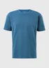 Mid Blue Heavy Weight T-Shirt - S Image 4