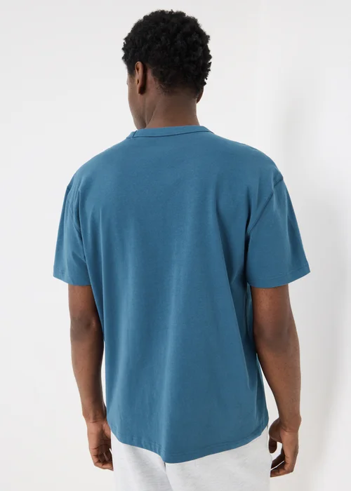 Mid Blue Heavy Weight T-Shirt - S Image 2