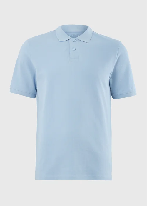 Baby Blue Essential Polo Shirt - XS Image 4