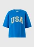 Cobalt USA Varsity Short Sleeve Sweatshirt - Extra small Image 4
