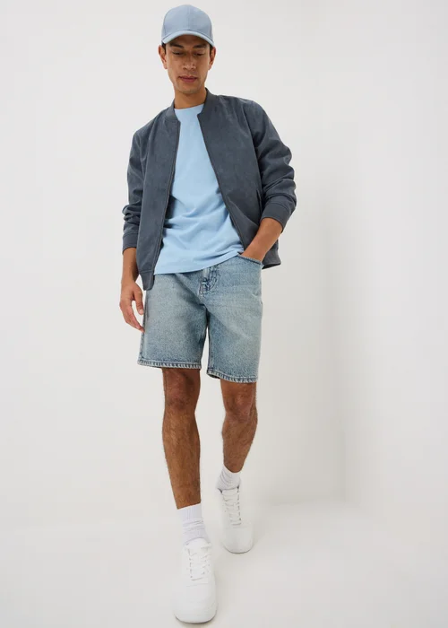 Light Blue Essential Crew Neck T-Shirt - XS Image 1