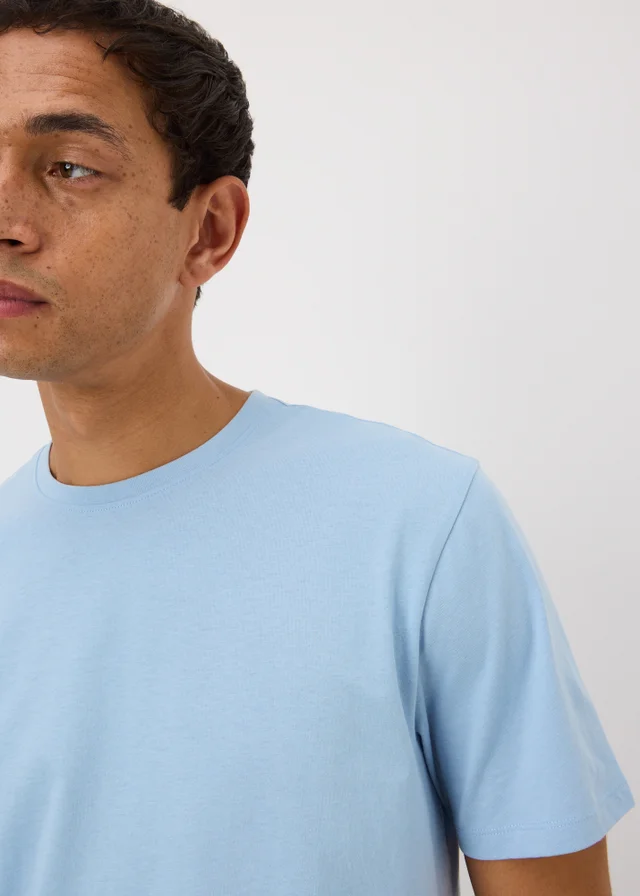 Light Blue Essential Crew Neck T-Shirt
