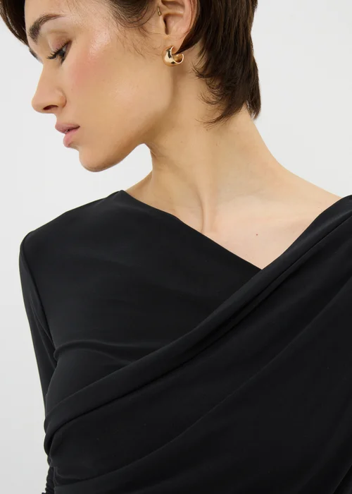 Black Wrap Over Top - Size 8 Image 3