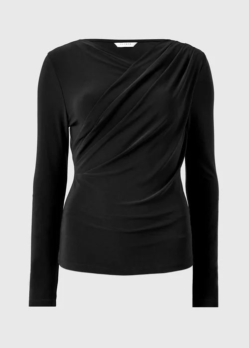 Black Wrap Over Top - Size 8 Image 4