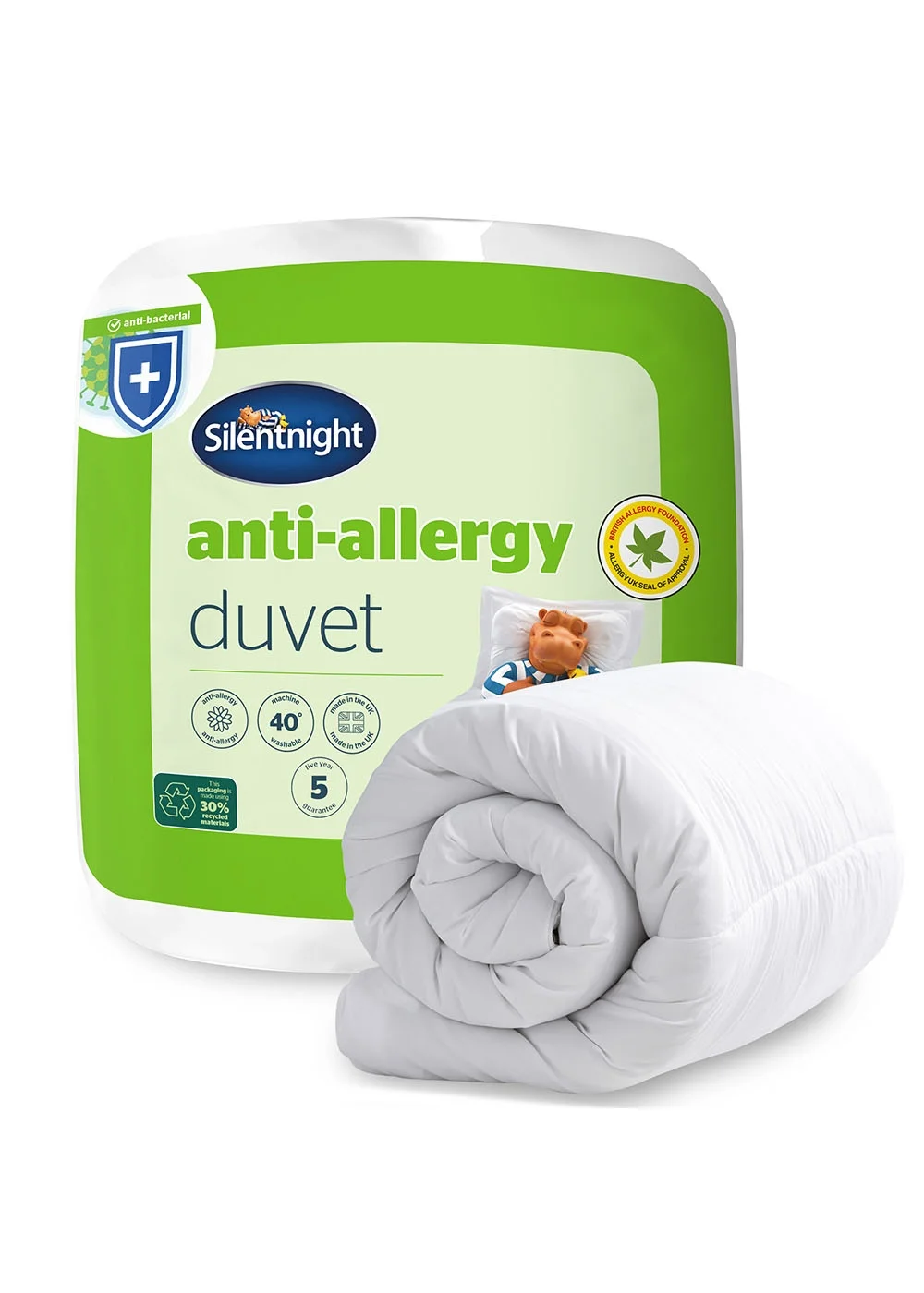Silentnight Anti Allergy Duvet (7.5 Tog) - King Image 1