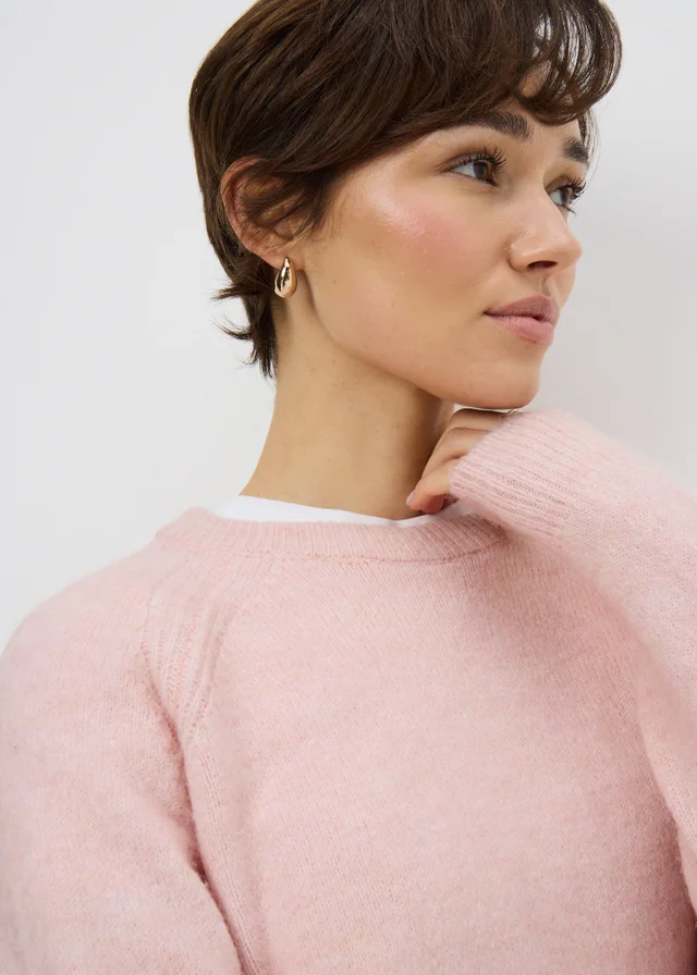 Light Pink Crew Neck Jumper