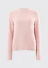 Light Pink Crew Neck Jumper - Extra small Image 3