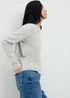 Light Grey Crew Neck Jumper - Extra small Image 1