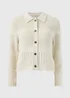 Cream Crochet Collar Cardigan - Extra small Image 1