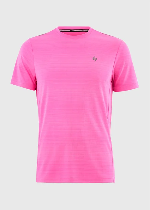 Souluxe Pink Space Dye Sports T-Shirt - S Image 4