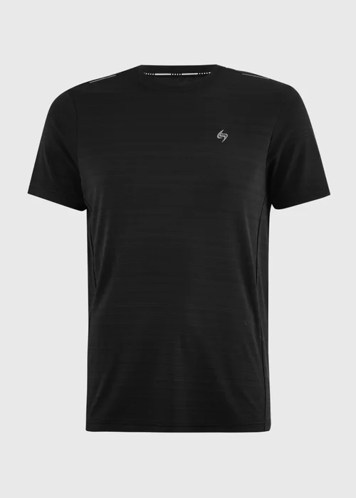 Souluxe Black Space Dye Sports T-Shirt - XS Image 4